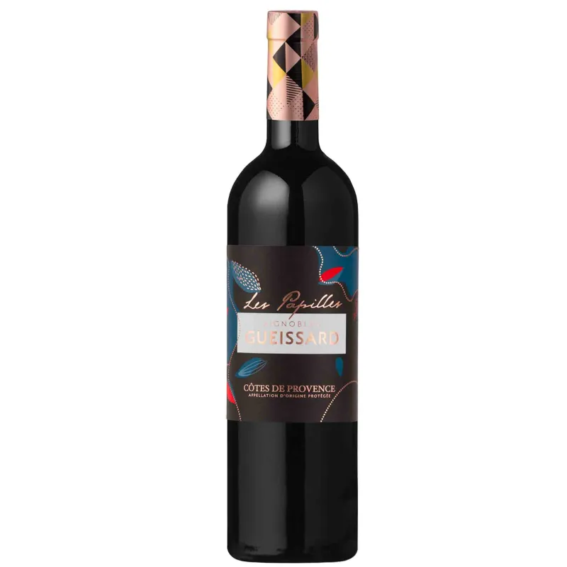 Côtes de Provence rouge - Cuvée Les Papilles - Vignobles Gueissard 75 cl
