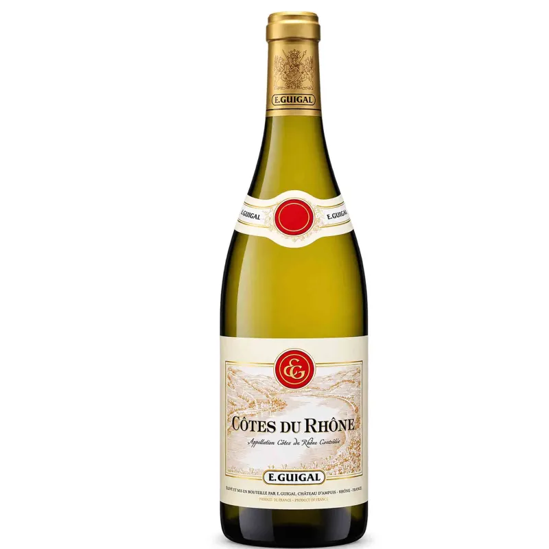 vin blanc Rhône - Côtes-du-Rhône Blanc - E. Guigal 75cl