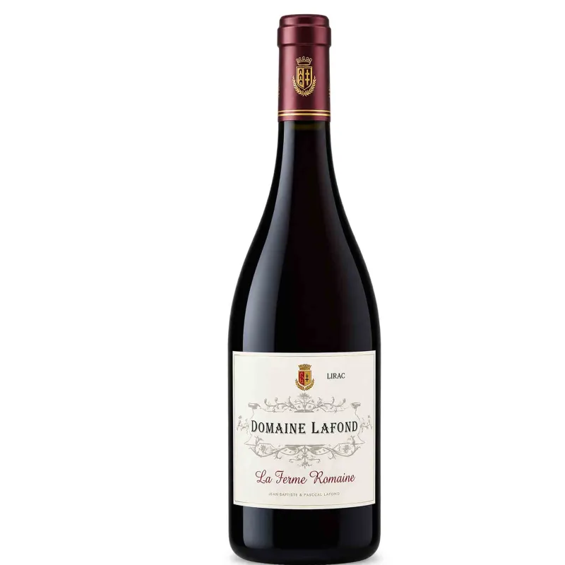 vin rouge Lirac -  La Ferme Romaine - Roc-Epine - Bio Domaine Lafond 75cl