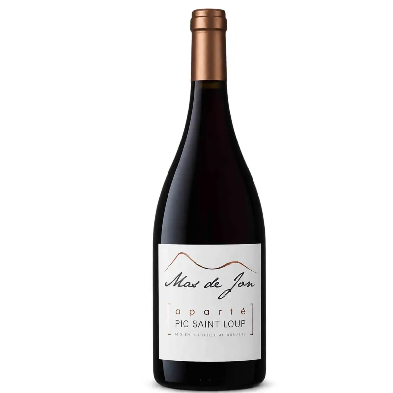 Vin rouge Languedoc- Pic Saint Loup - Aparté - Mas de Jon