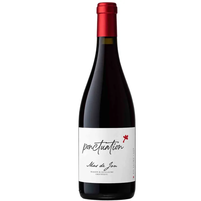 Vin rouge Languedoc- Pic Saint Loup - Ponctuation - Mas de Jon