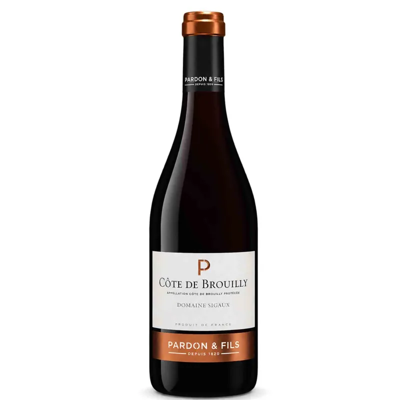 Vin rouge Beaujolais Côte de Brouilly - Domaine Signaux- Pardon et Fils 75cl