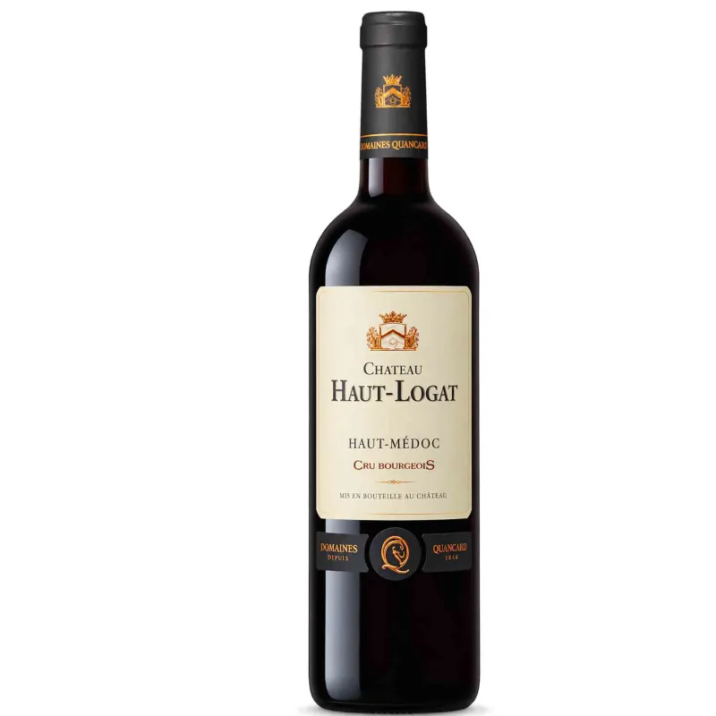 Vin Rouge Bordeaux - Haut Médoc Cru Bourgeois - Château Haut-Logat - Domaine Quancard 75cl