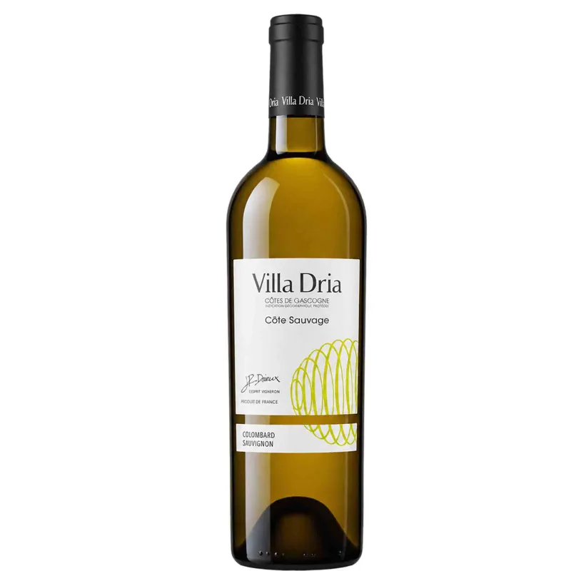 Vin Blanc Gasgogne-Côte Sauvage- Villa Dria 75cl
