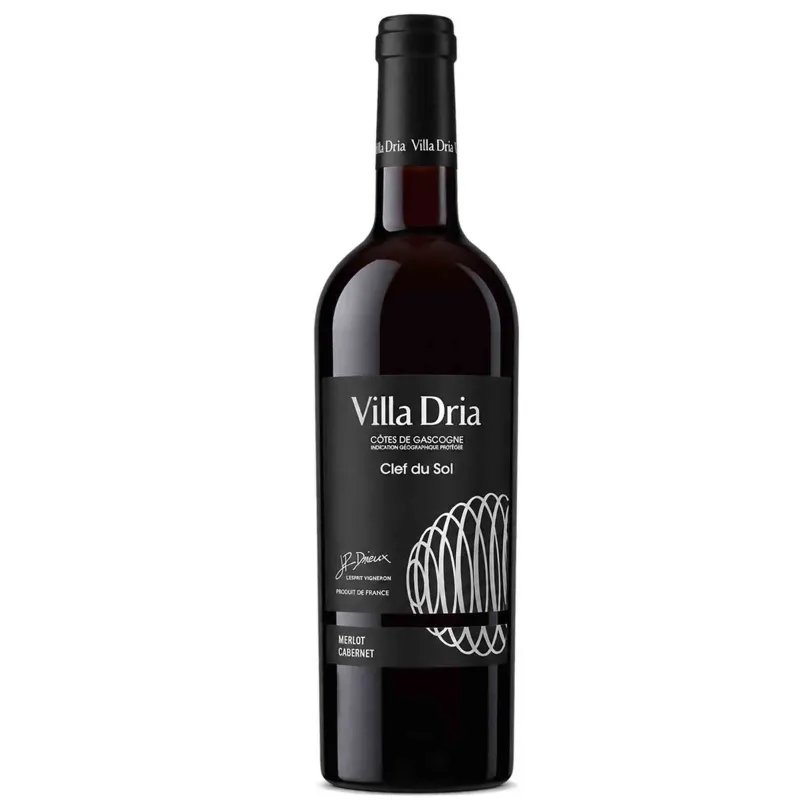 Vin rouge Gascogne - Clef de Sol- Villa Dria 75cl