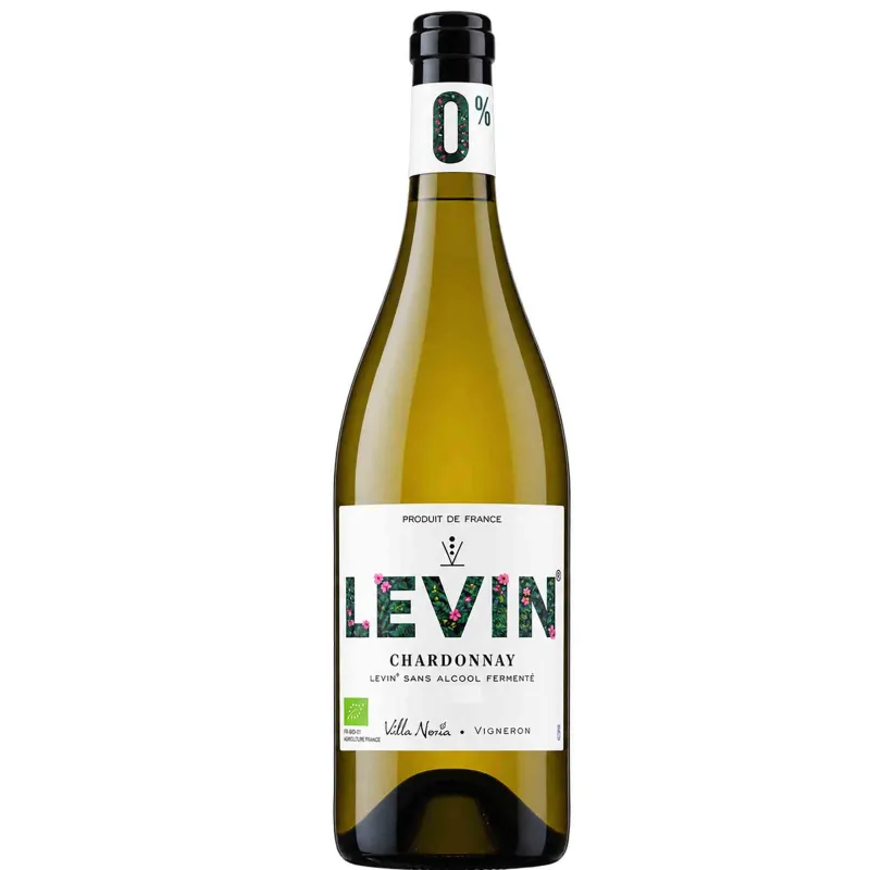 Vin blanc sans alcool - Levin Chardonnay - Villa Noria