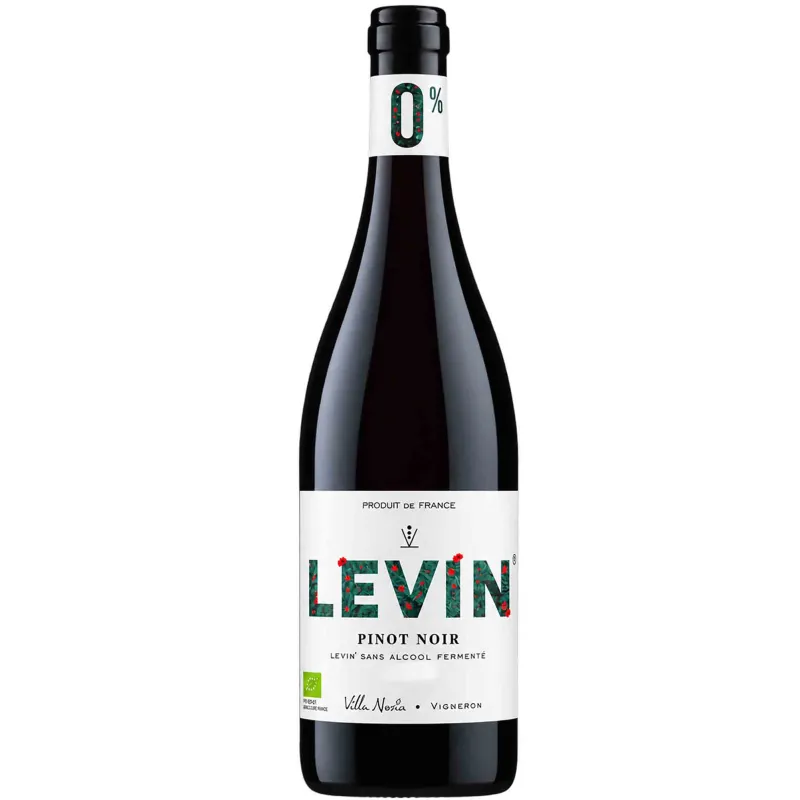 Vin rouge sans alcool - Levin Pinot Noir - Villa Noria