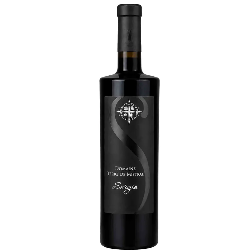Vin rouge IGP Méditerranée- Cuvée Sergio Rouge - Domaine Terre de Mistral 75cl