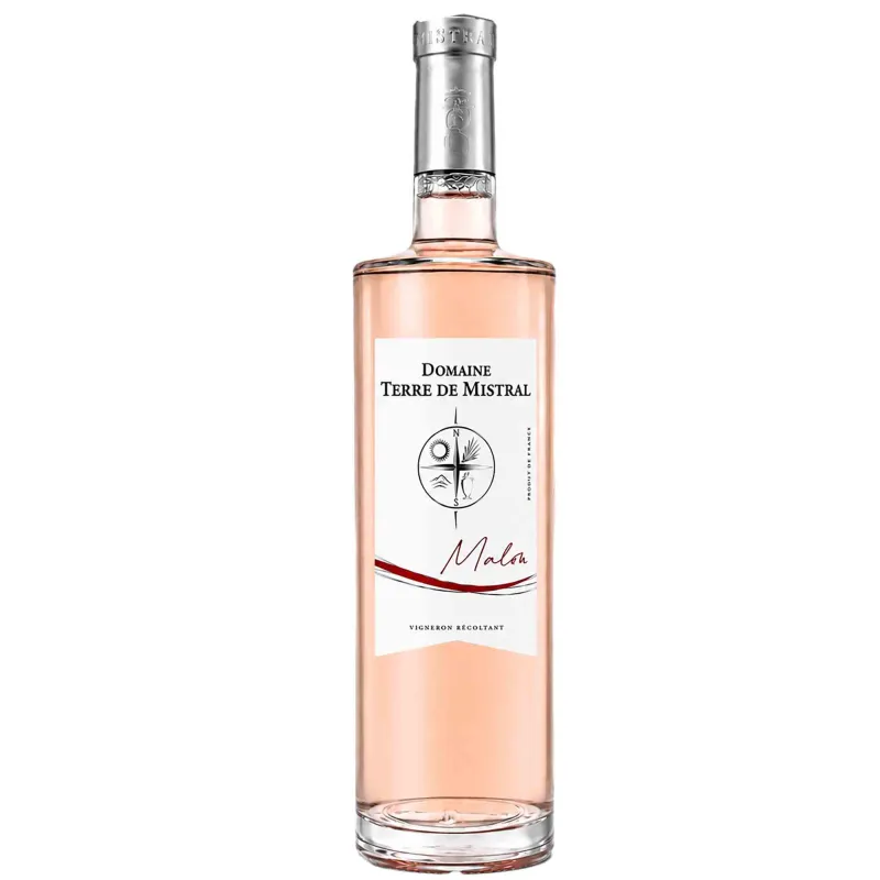 Vin Rosé moelleux Malou - Vin de pays Méditerranée - Domaine Terre de Mistral 75cl
