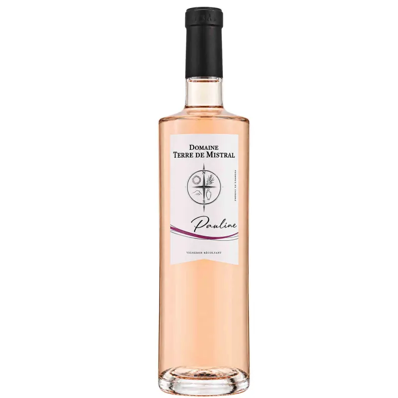 Vin rosé IGP Méditerranée- Cuvée Pauline - Domaine Terre de Mistral 75cl