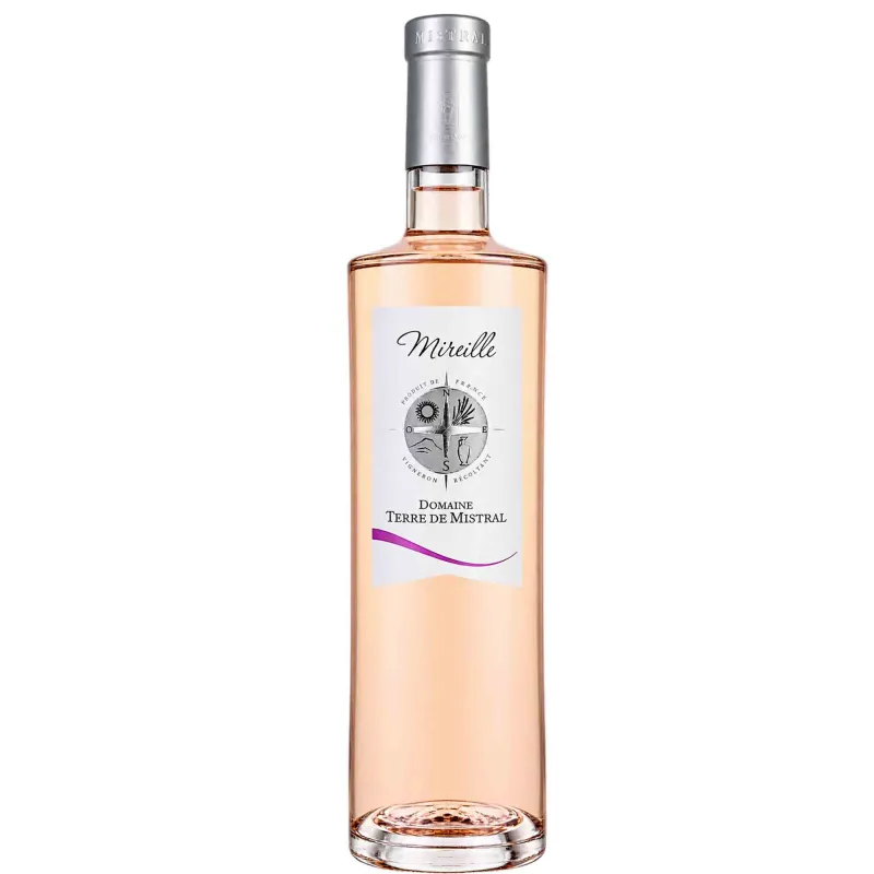 Vin rosé Vin de pays Méditerrannée - Mireille - Domaine Terre de Mistral 75cl