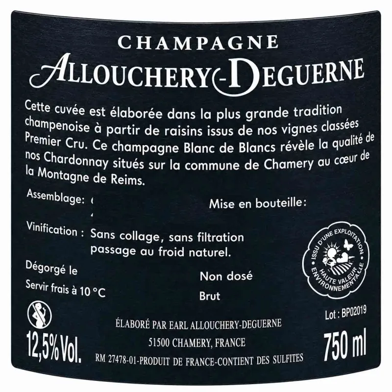 Découvrez sur un Champagne 1er Cru Blanc de Blancs au meilleur prix !