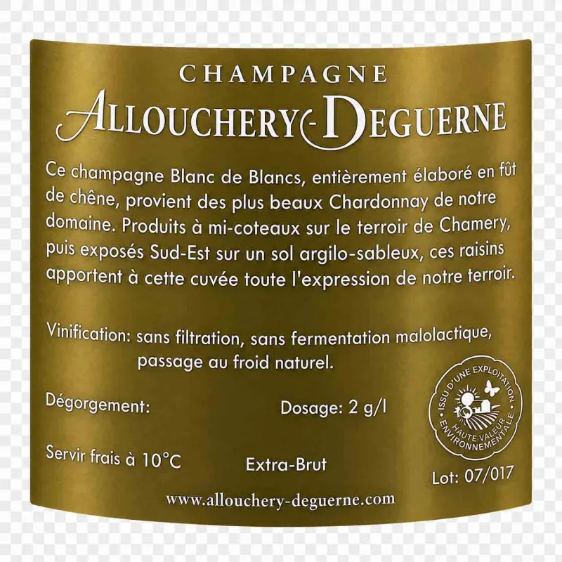 Découvrez sur un Champagne 1er Cru Blanc de Blancs cuvée Pauline !