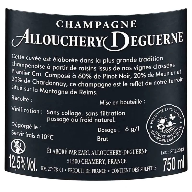 Découvrez sur 1envie1vin le Champagne 1er Cru à un prix irrésistible !