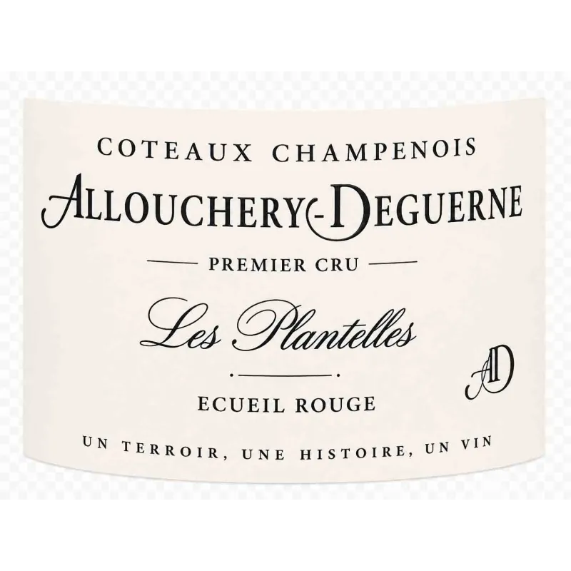 Champagne rouge : Coteaux Champenois 1er Cru - Maison Allouchery-Deguerne 2020 - Vin tranquille de Champagne