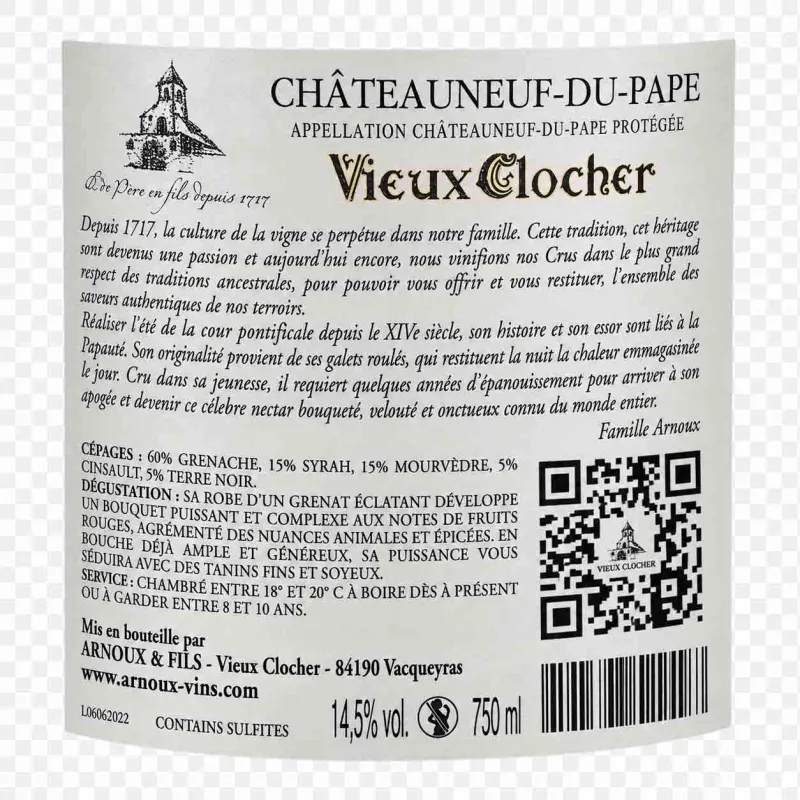 Un grand vin Châteauneuf-du-Pape Vieux Clocher au meilleur prix !
