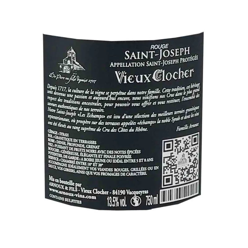 Une appellation Saint-Joseph du Rhône à un prix exceptionnel !