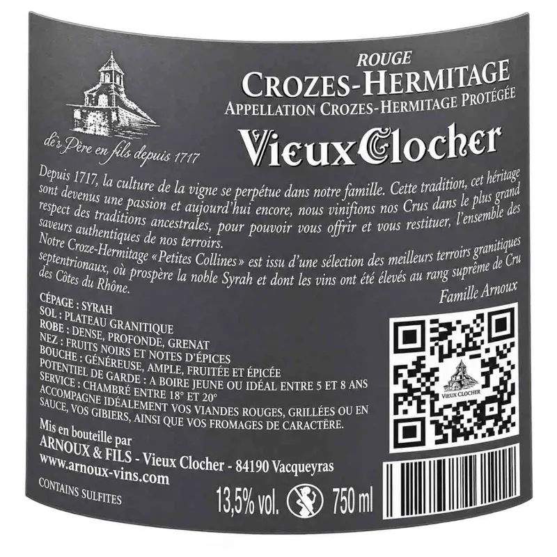 Un vin de Côte du Rhône ? Choisissez l'appellation Crozes-Hermitage !