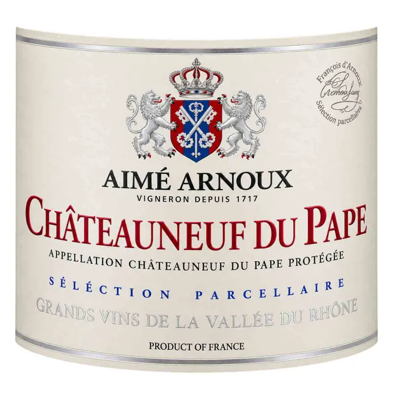 Découvrez ce Châteauneuf du Pape Vieilles Vignes de chez Aimé Arnoux !