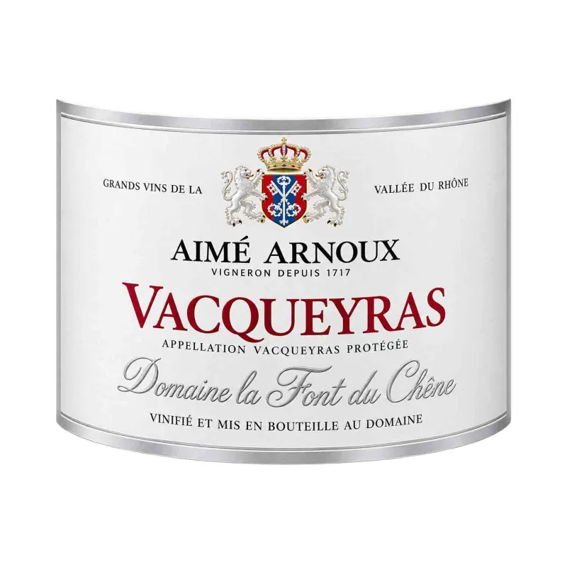 Vacqueyras du Domaine La Font du Chêne au meilleur prix !