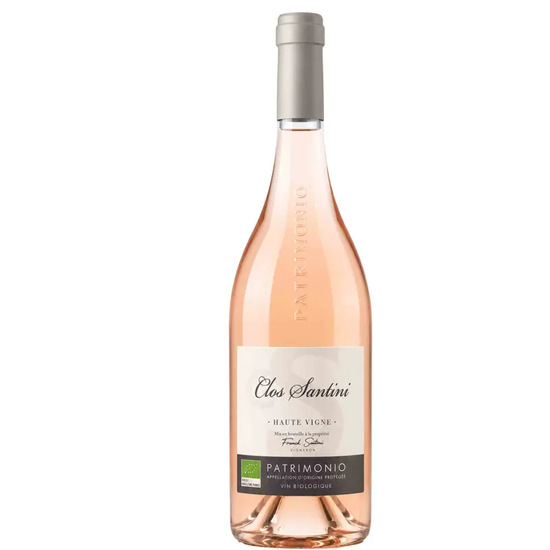 Vin rosé Corse -AOP Patrimonio Rosé BIO- Haute Vigne - Clos Santini  75cl