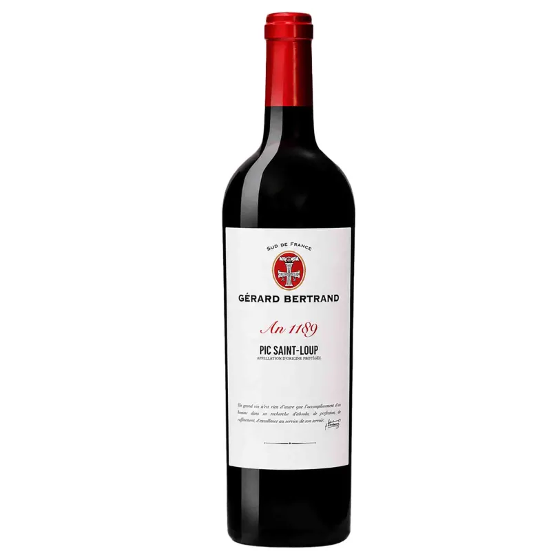 Vin rouge Languedoc - Pic Saint-Loup (AOC) | Héritage "1189" - Gérard Bertran