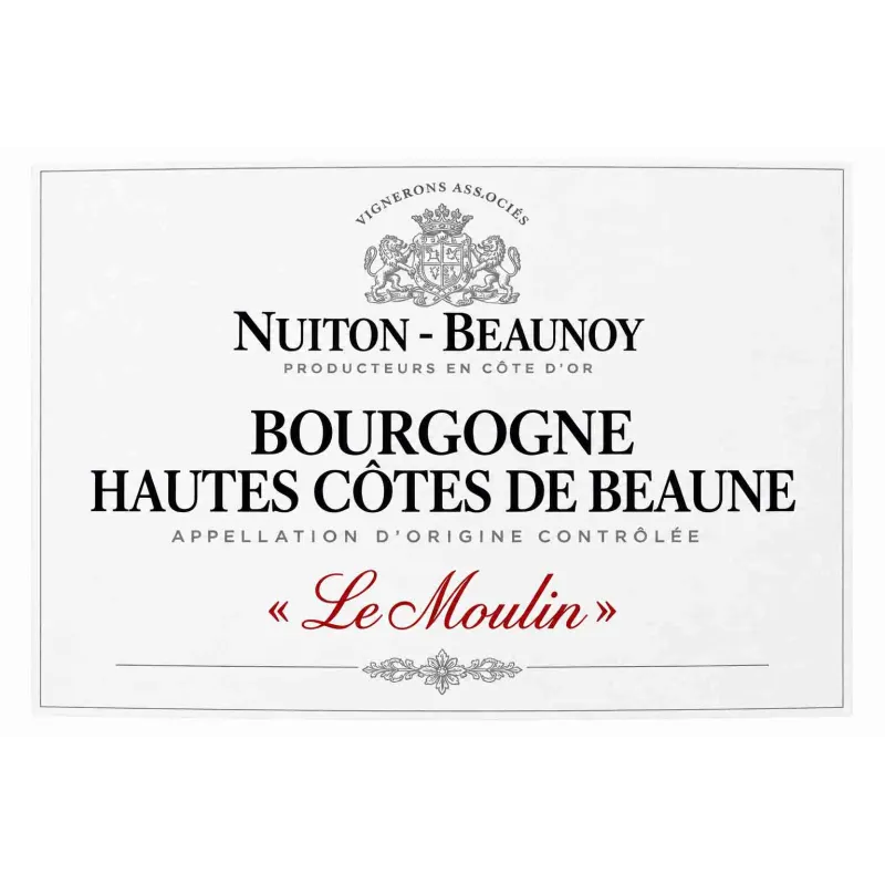 Hautes Côtes de Beaune La Couleuvraire Nuiton Beaunoy à prix mini