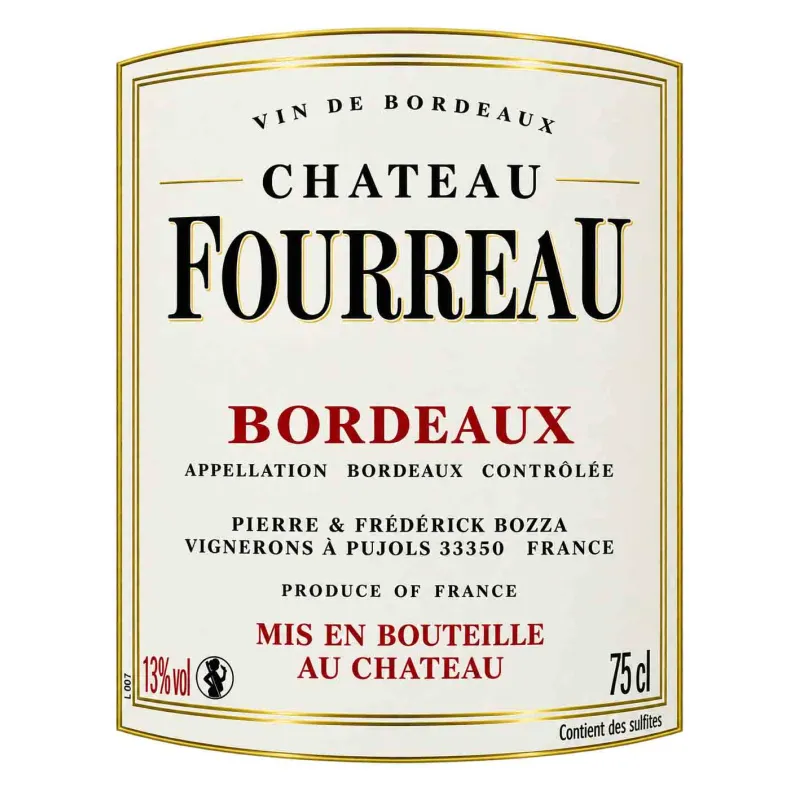Ce Bordeaux Château Fourreau vous offre une qualité-prix imbattable !