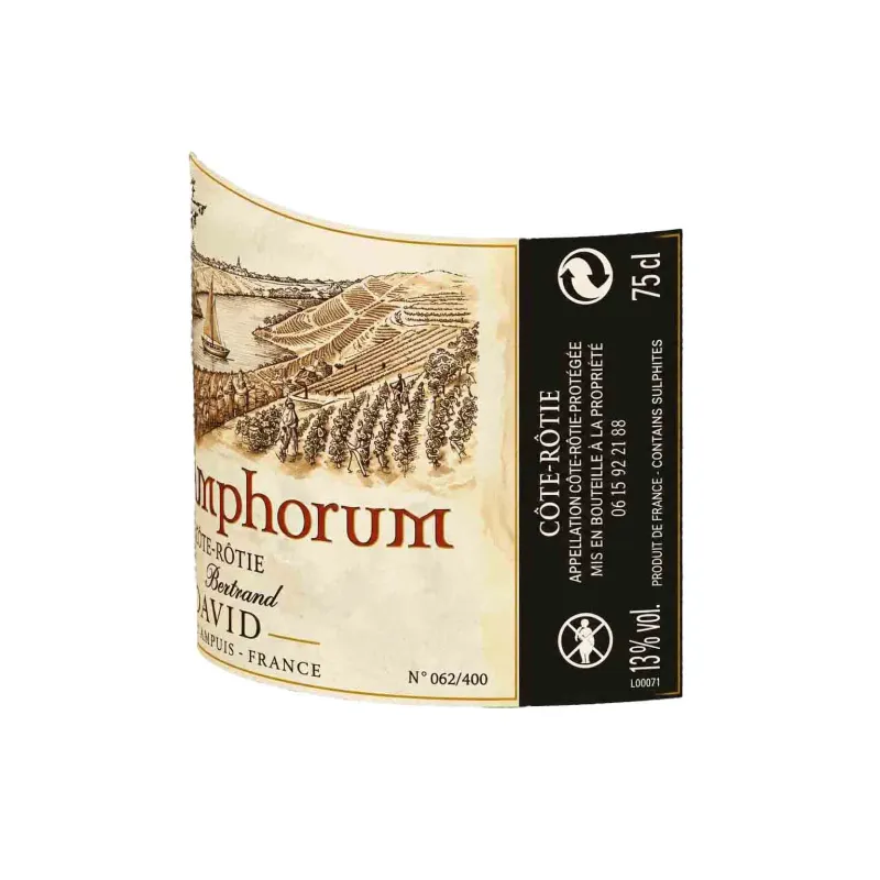 Une Côte Rôtie Spiritus Amphorum Bertrand David au meilleur prix.