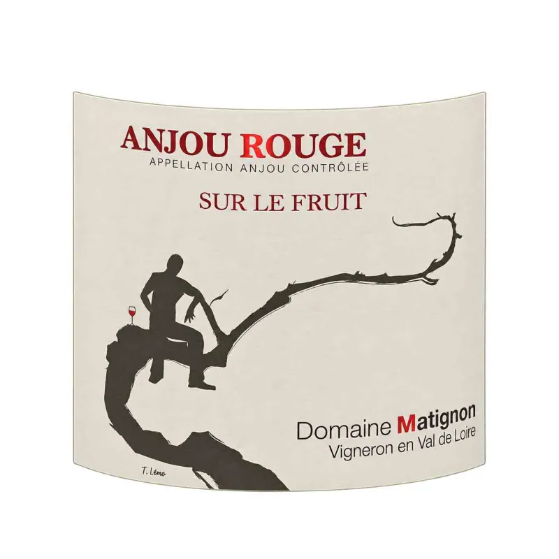 Appellation AOC Anjou rouge du Val de Loire à prix mini.
