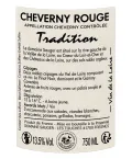 Cheverny rouge Tradition  du Domaine Sauger au meilleur prix livré.