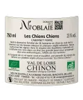 Chinon rouge Les Chiens chiens Domaine de la Noblaie au meilleur prix