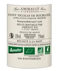 Saint-Nicolas de Bourgueil Les Quarterons de Amirault à prix mini