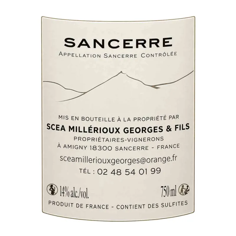 Sancerre rouge du Domaine Millérioux au meilleur prix livré chez vous