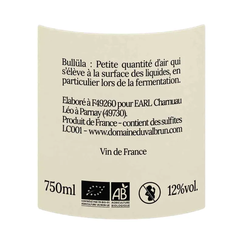 A prix mini, ce Pet'Nat de la Loire Bullula à prix mini