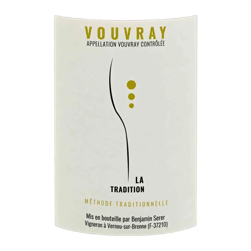 Appellation Vouvray Méthode Traditionnelle Domaine Serer à prix mini
