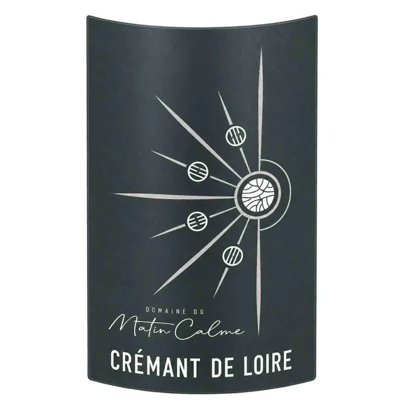 A prix mini, Crémant de Loire Brut Domaine du Matin Calme.