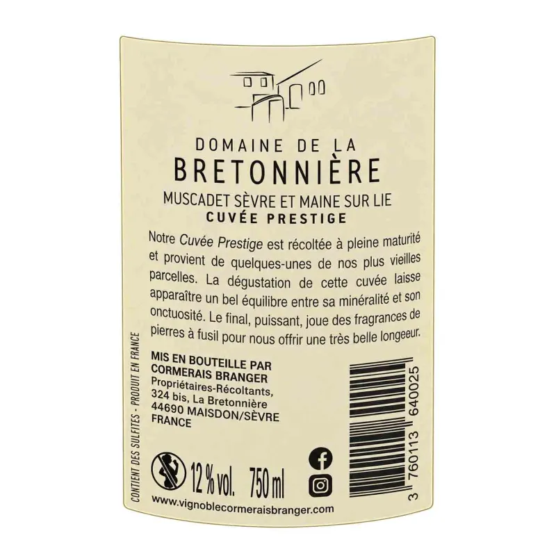 Un Muscadet Sèvre et Maine sur Lie à prix mini