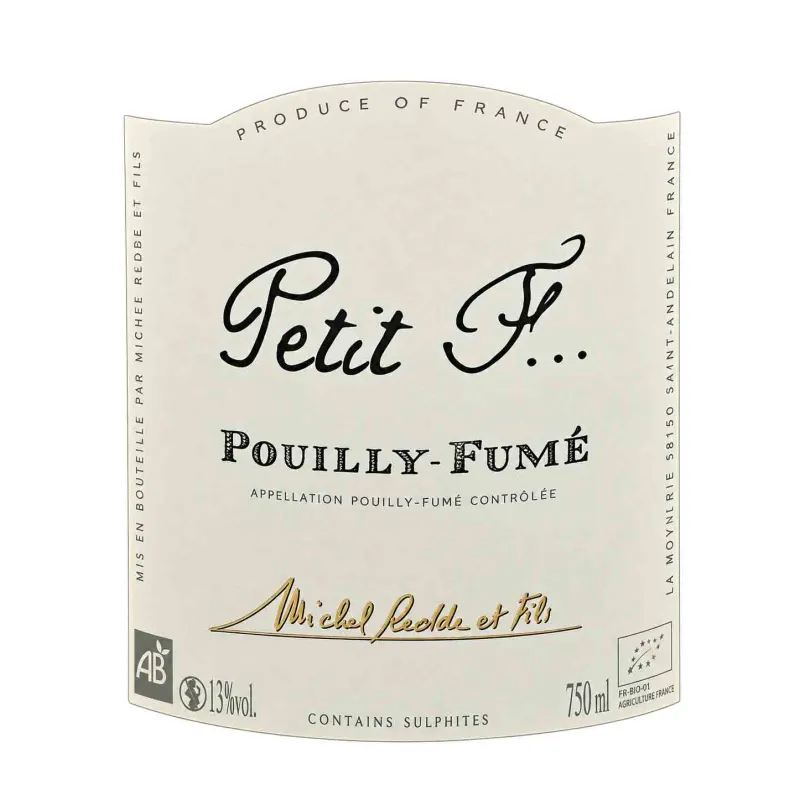 Pouilly Fumé cuvée Petit F. de Michel Redde et Fils livré chez vous