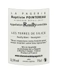 Reuilly blanc Les Terres de Silice Domaine  de la Pagerie à prix mini.