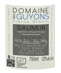 Saumur blanc Vent du Nord de Franck Bimont Domaine Guyons à prix mini