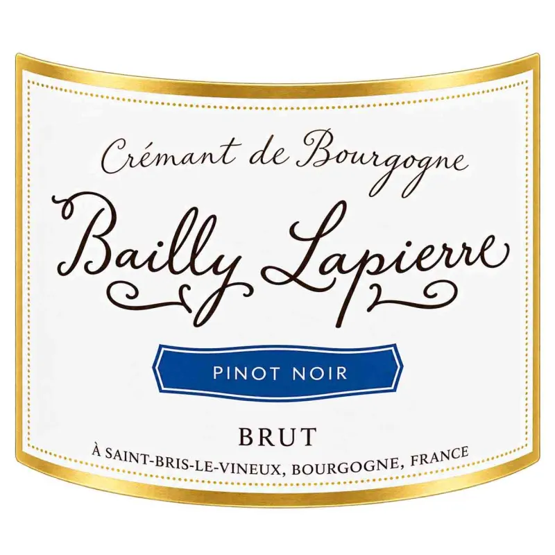 Découvrez ce Crémant Pinot Noir Bailly Lapierre à prix mini