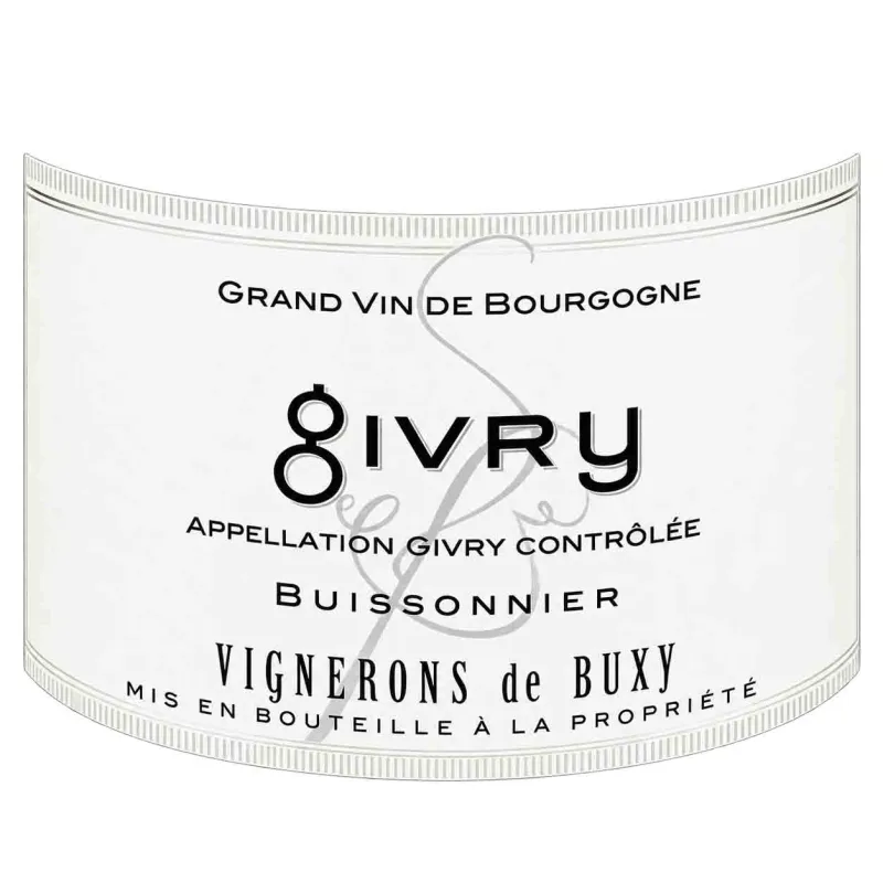 Découvrez ce Givry Blanc Buxy de Bourgogne au meilleur prix !