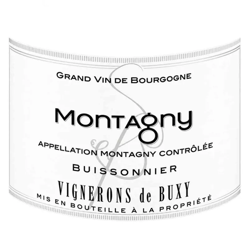 Appellation de Bourgogne : vin blanc sec Montagny Buxy à prix mini