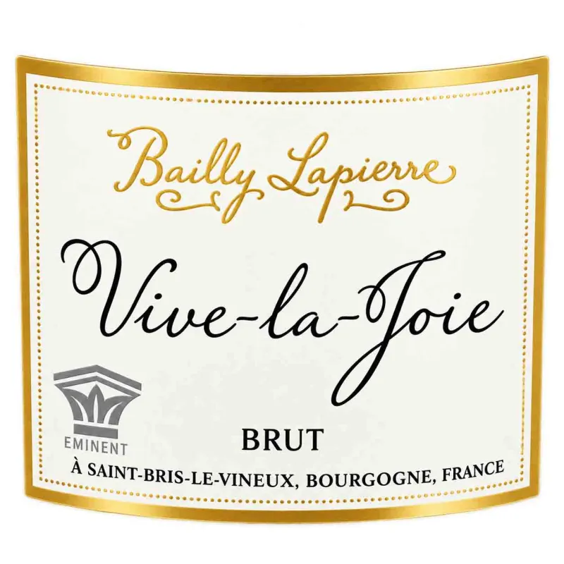 Un crémant de Bourgogne Vive La Joie Bailly Lapierre au meilleur prix
