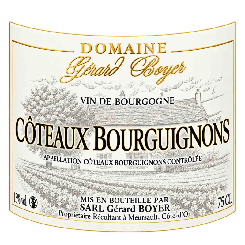 Côteaux Bourguignon blanc Boyer au meilleur prix sur notre site.