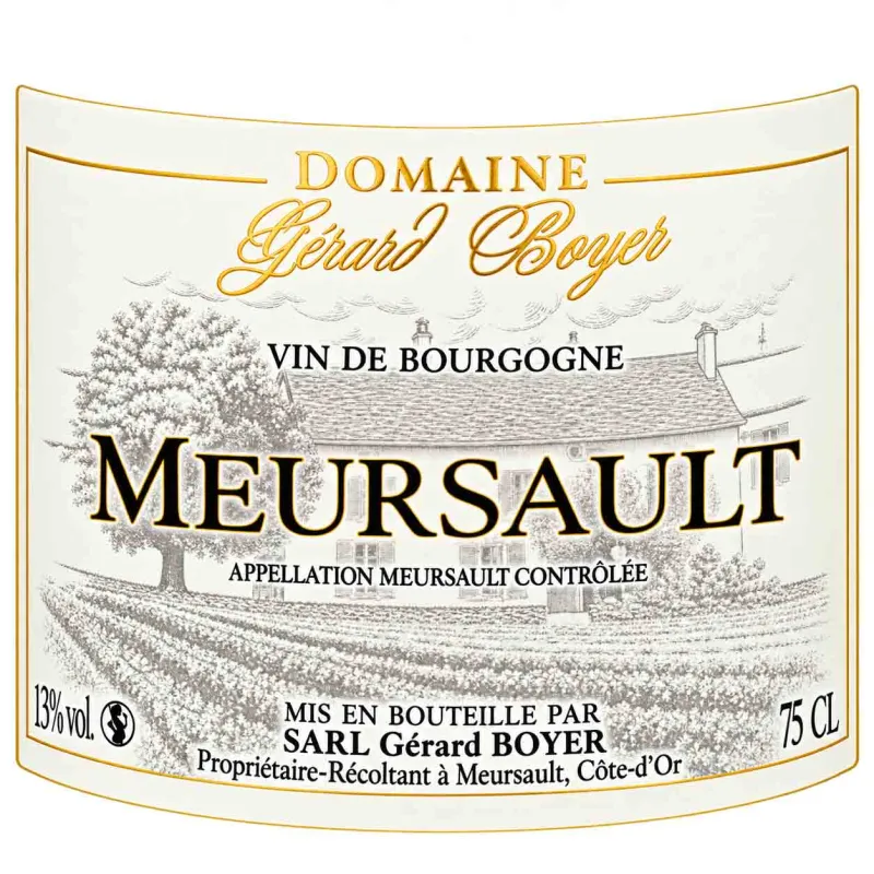 Un vin haut de gamme Meursault domaine Boyer abordable et qualitatif !