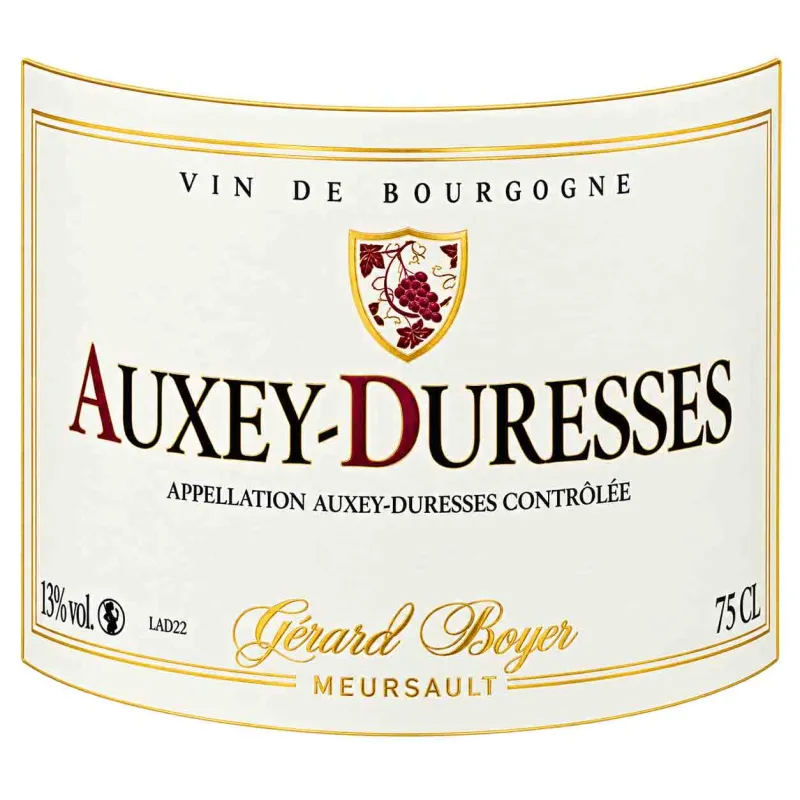 Vin rouge Auxey-Duresses de Gérard Boyer au meilleur prix.