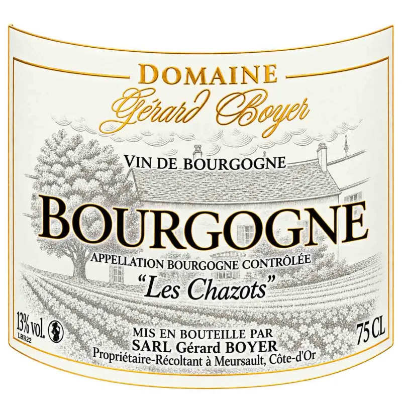 Vin rouge Les Chazots Domaine Boyer,  Pinot noir : prix irrésistible !