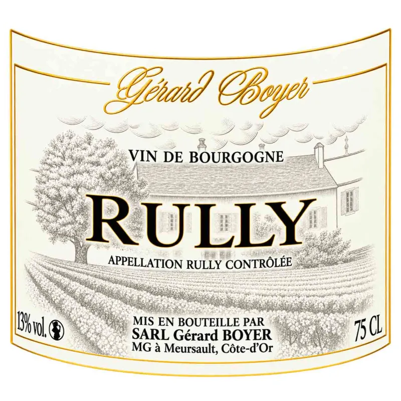 Un Rully rouge Maison Boyer au meilleur prix : appellation de Bourgogne